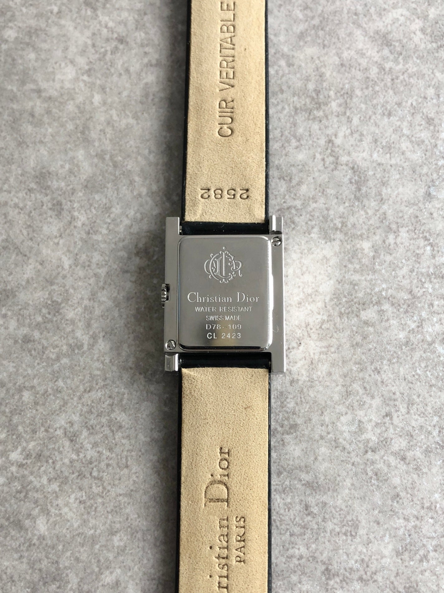 Christian Dior Quartz Watch Silver Vintage D79-109 hjjr3z