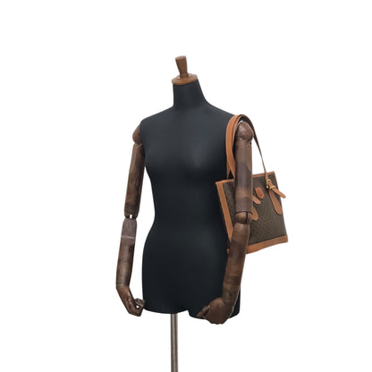 CELINE Macadam Blason Handbag Shoulder bag Brown Vintage hzzr6z