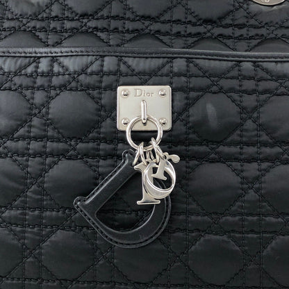 Christian Dior Cannage Charm Totebag Black Vintage ggknav