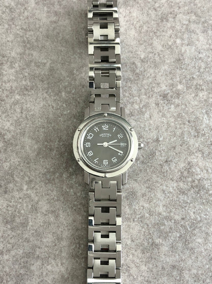 HERMES Watch Silver Vintage 6c76vx