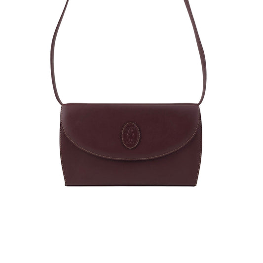 Cartier Shoulder bag Bordeaux Vintage jasskc