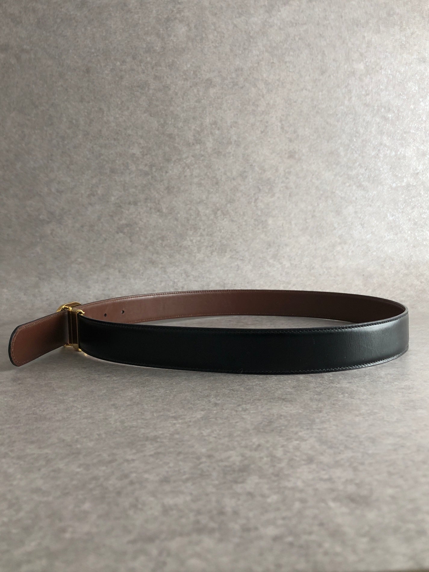 GUCCI GG Belt Black 036 1192 4964 Vintage u5arka