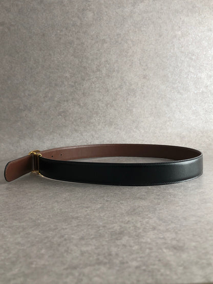 GUCCI GG Belt Black 036 1192 4964 Vintage u5arka