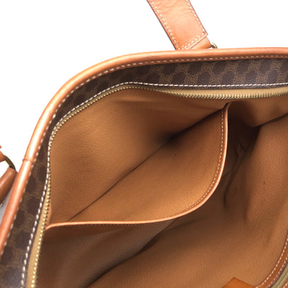 CELINE Macadam Totebag Brown Vintage iticcu