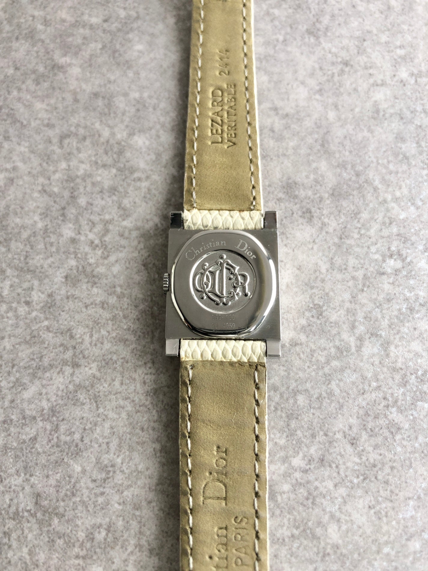 Christian Dior Watch Beige Vintage ekdwbj