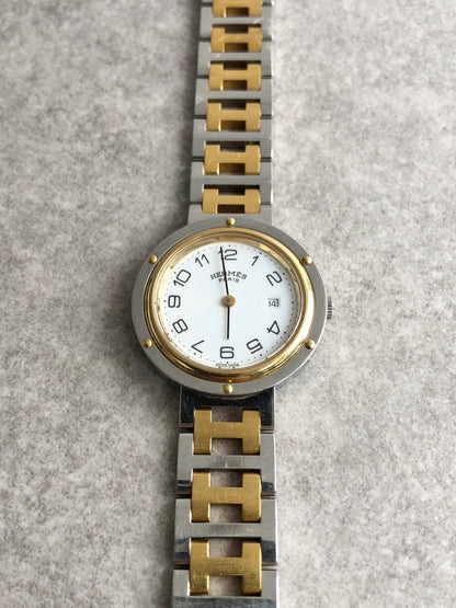 HERMES Watch Gold×Silver Vintage gmrz5y