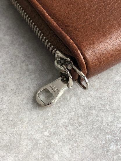 LOEWE Logo Embossed Folded Wallet Brown Vintage 8jjfbt
