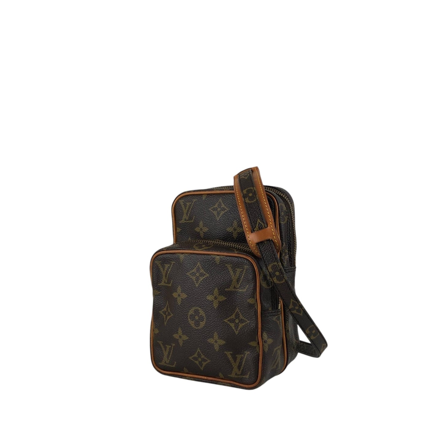 LOUIS VUITTON Monogram Shoulder bag Brown Vintage zvucr2