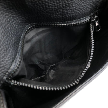 CELINE Circle Logo Shoulder bag Black Vintage bz4cv2