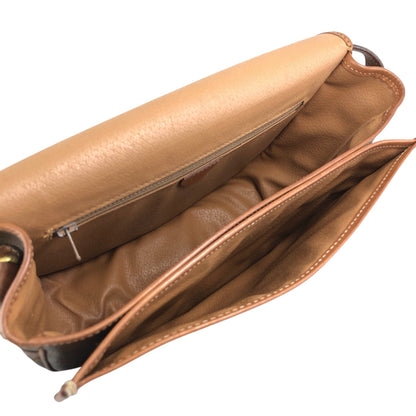 CELINE Macadam Shoulder bag Brown Vintage ui5mtc