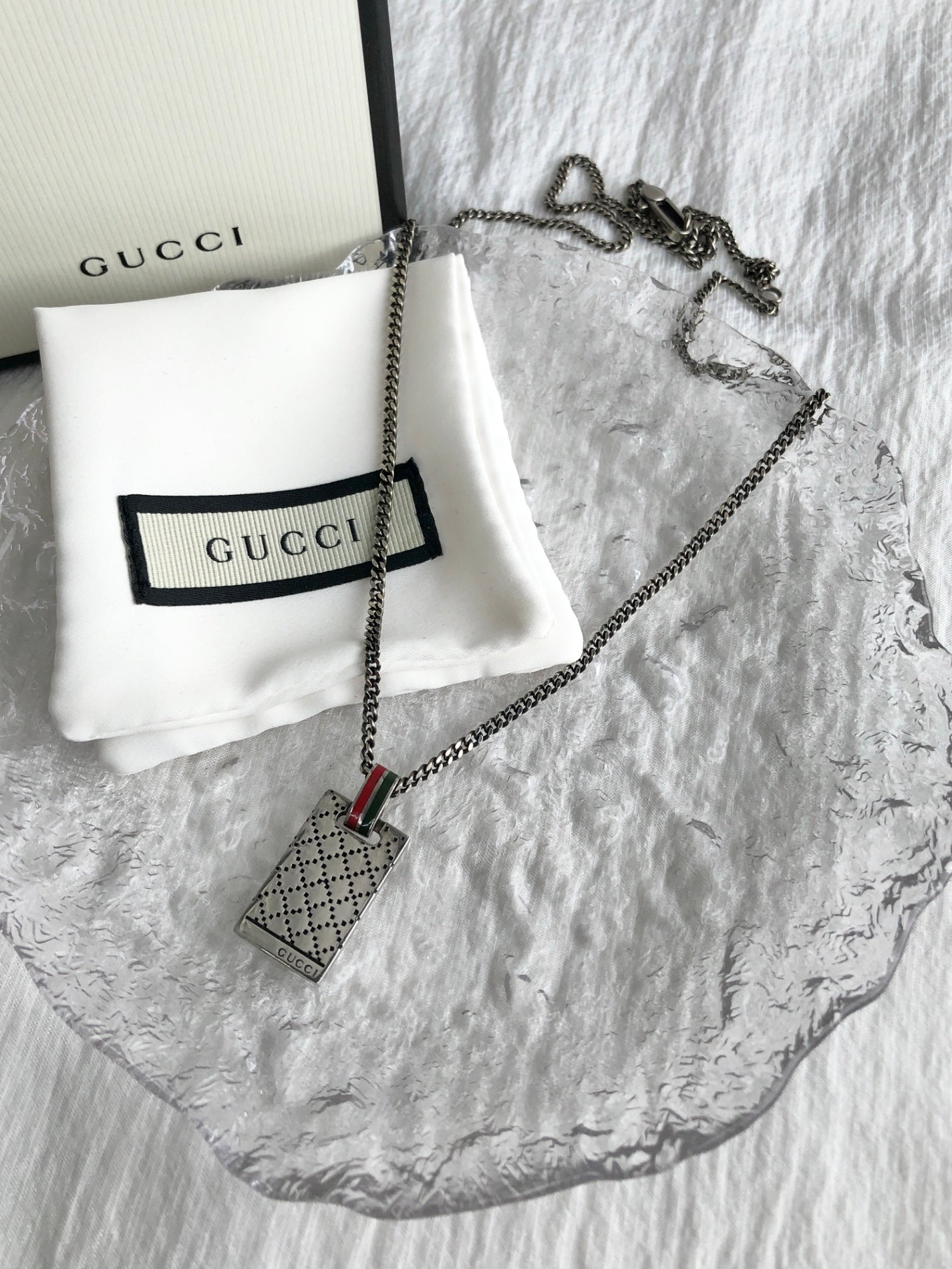 GUCCI Necklace Silver Vintage vvpsmd