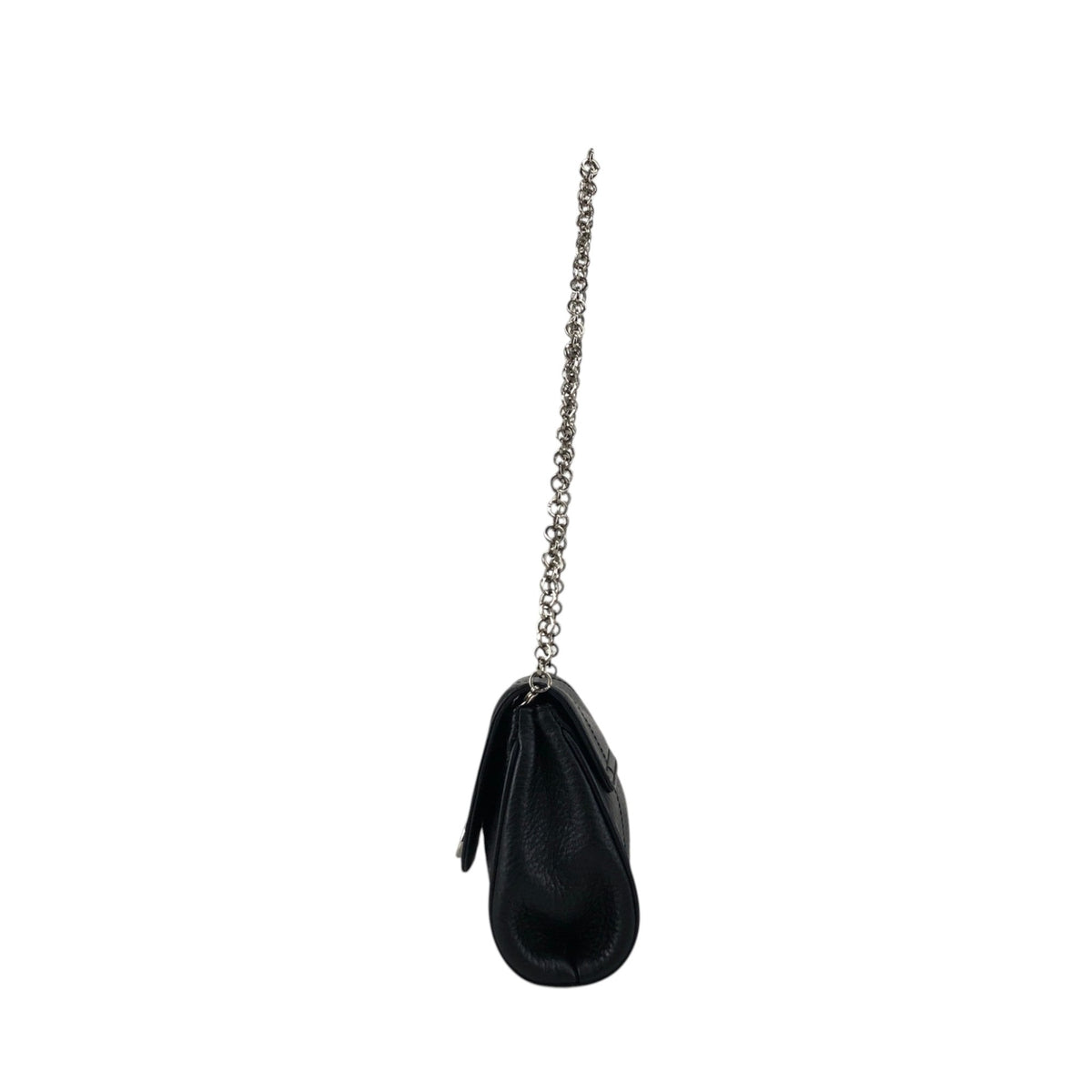 Salvatore Ferragamo Gancini Chain Shoulder bag Black Vintage sj8amk