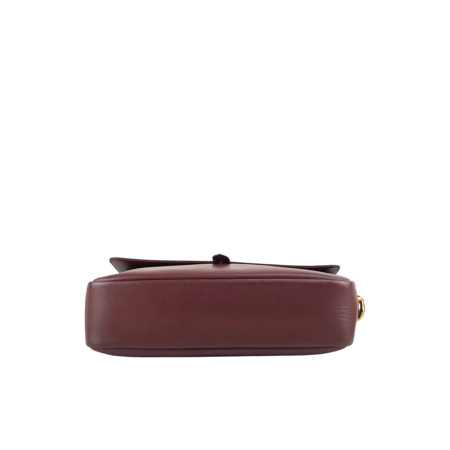 Cartier Logo Embossed Shoulder bag Bordeaux Vintage dwdxvx