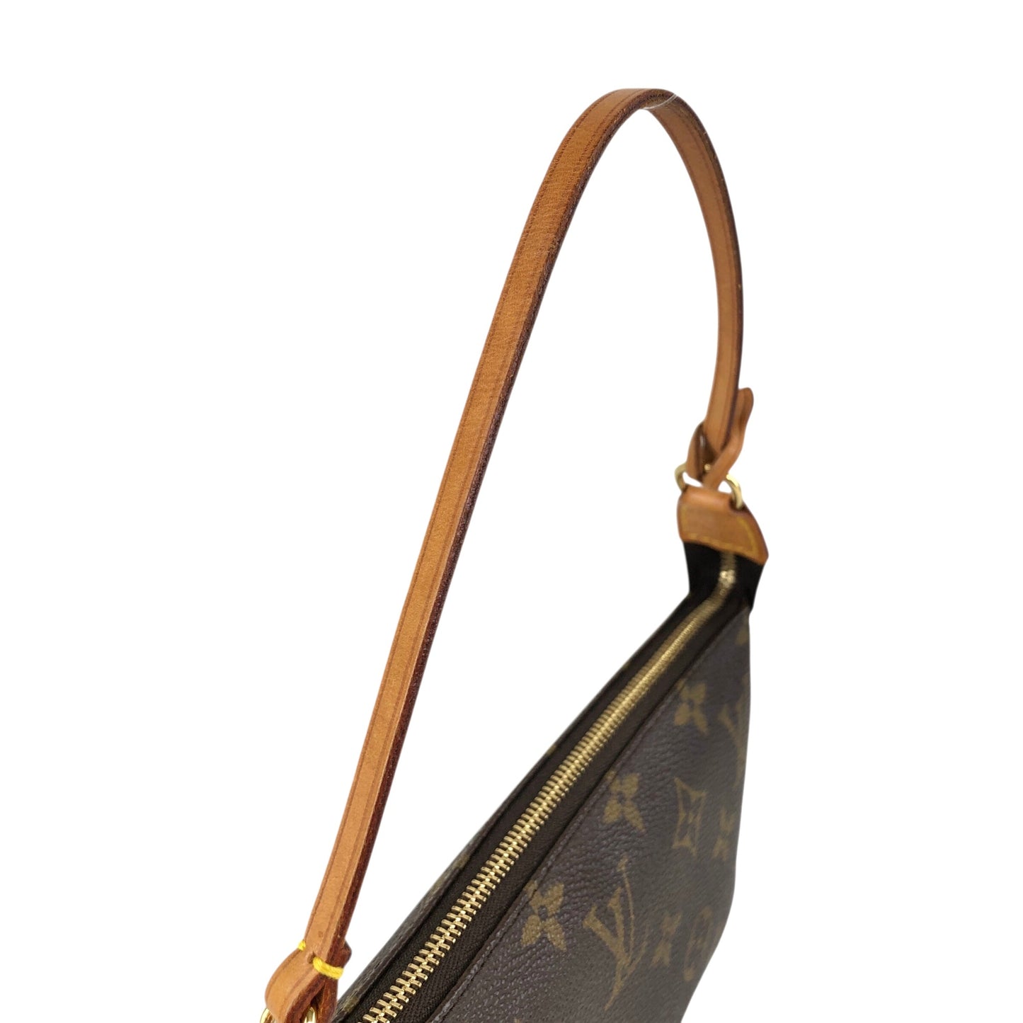 LOUIS VUITTON Monogram Small Handbag Brown M51980 Vintage vvdnun