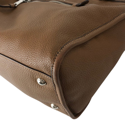 PRADA VITELLO PHENIX Two-way Handbag Shoulder bag Brown BL0805 Vintage 2rpjby