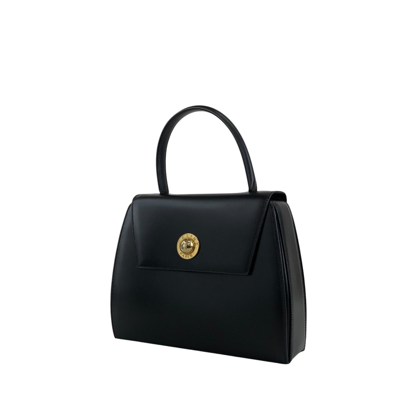 CELINE Starball Two-way Handbag Shoulder bag Black Vintage 3ubxvd