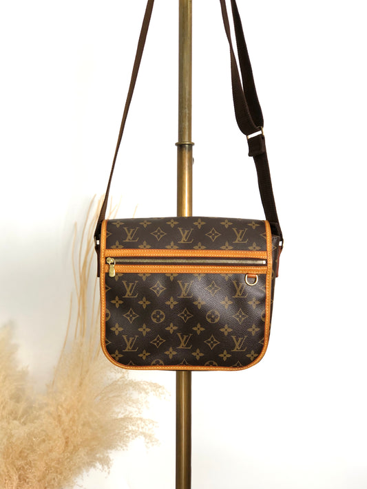 LOUIS VUITTON Monogram Shoulder bag Brown M40106 Vintage y7ndbw