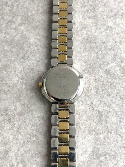 Christian Dior Watch Silver×Gold Vintage vpvxy4