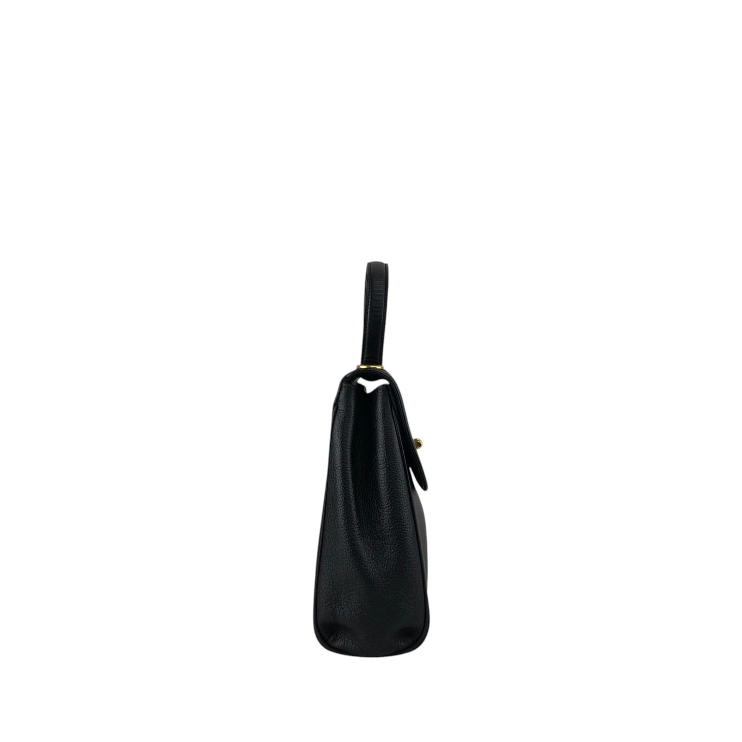 CELINE Toggle Clasp Two-way Handbag Shoulder bag Black Vintage nnb8md