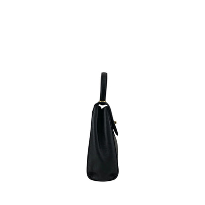 CELINE Toggle Clasp Two-way Handbag Shoulder bag Black Vintage nnb8md
