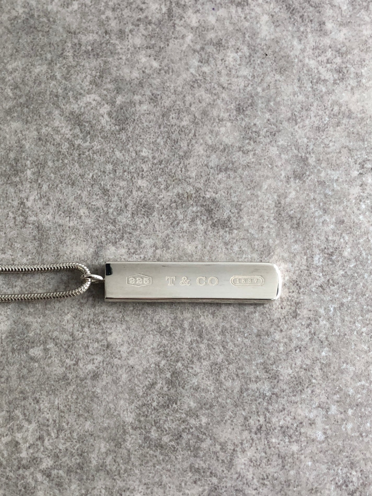 Tiffany & Co. SILVER925 Necklace Silver Vintage bmgxne