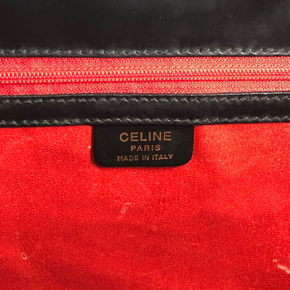 CELINE Starball Shoulder bag Black Vintage eay7uv