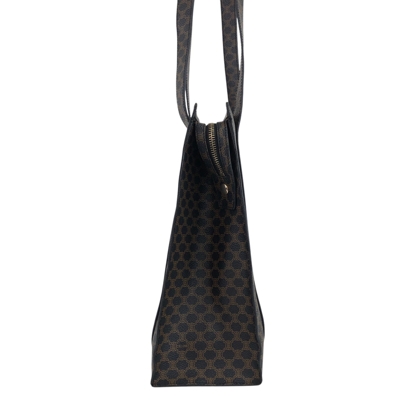 CELINE Macadam Shoulder bag Totebag Black Vintage dyyxs8