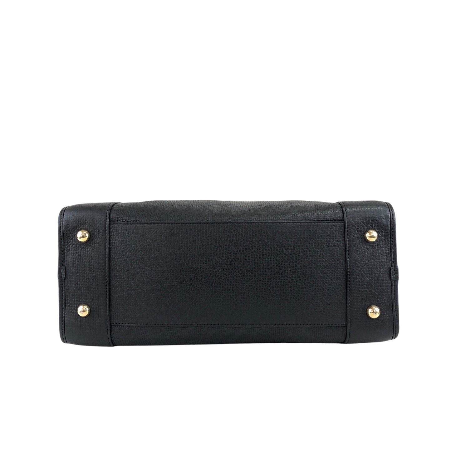 LOEWE Amazona36 Anagram Boston bag Handbag Black Vintage gwsi3e