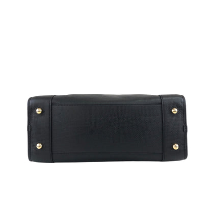 LOEWE Amazona36 Anagram Boston bag Handbag Black Vintage gwsi3e