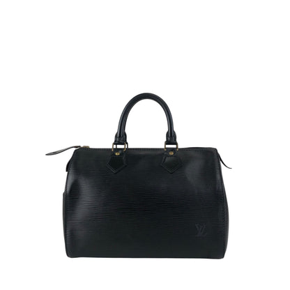 LOUIS VUITTON Epi Handbag Boston bag Black Vintage bria3m