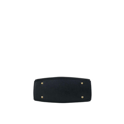 CELINE Gancini Shoulder bag Black Vintage y386id