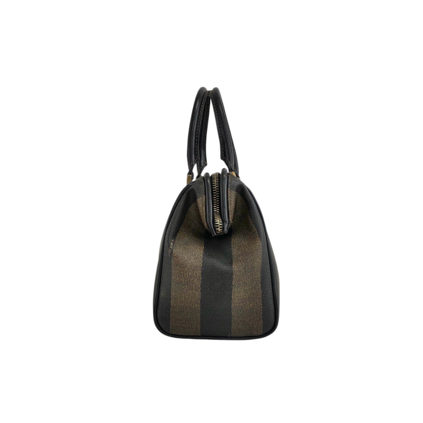 FENDI Pecan Two-way Handbag Shoulder bag Black Vintage tyz7ma