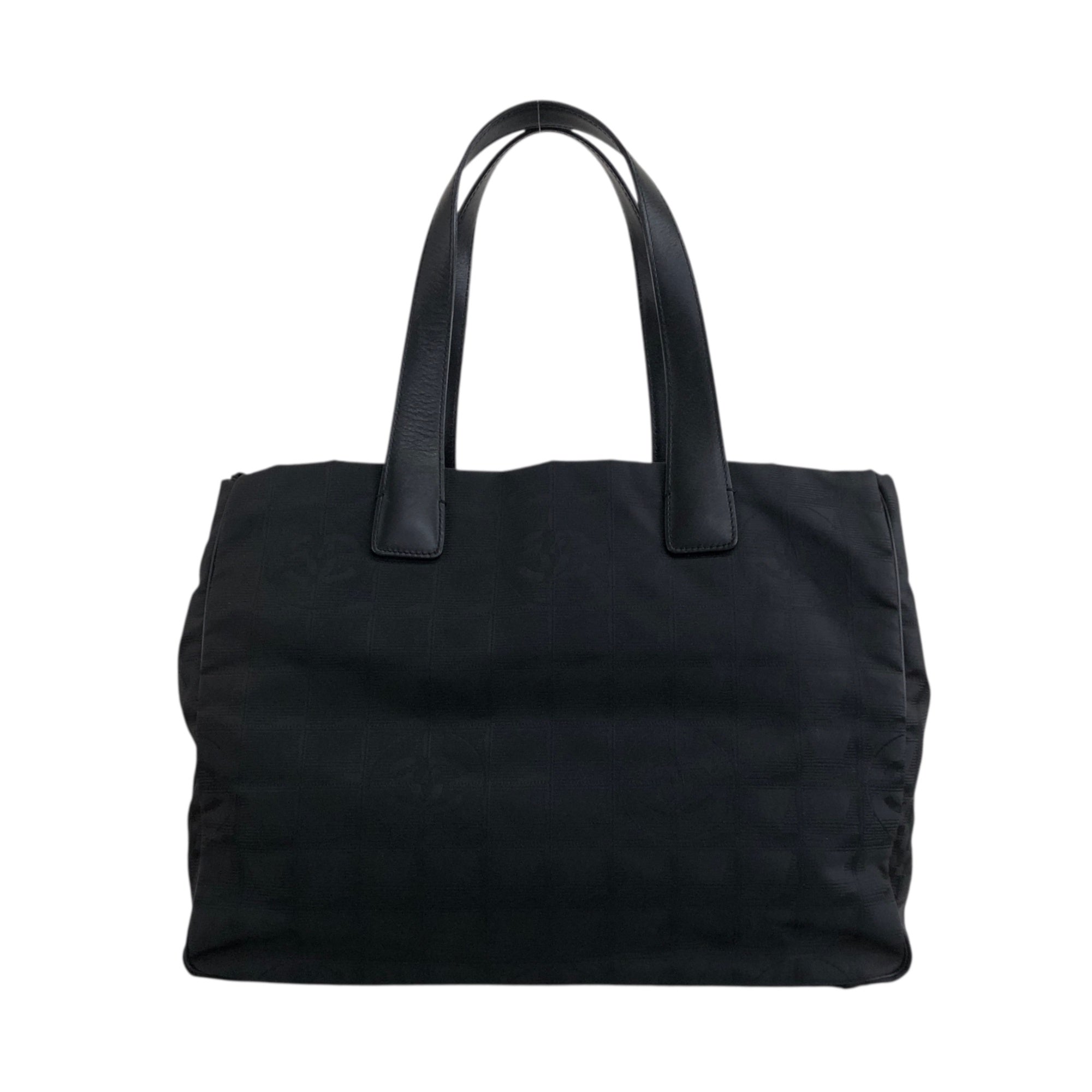 CHANEL New Travel Line Totebag Black Vintage j88xfn