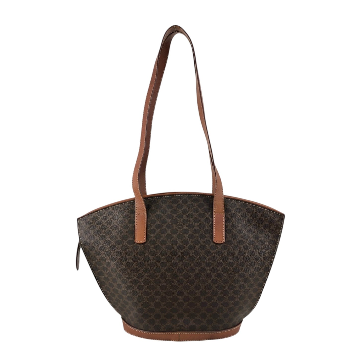 CELINE Macadam Blason Totebag Brown Vintage g7dsz6