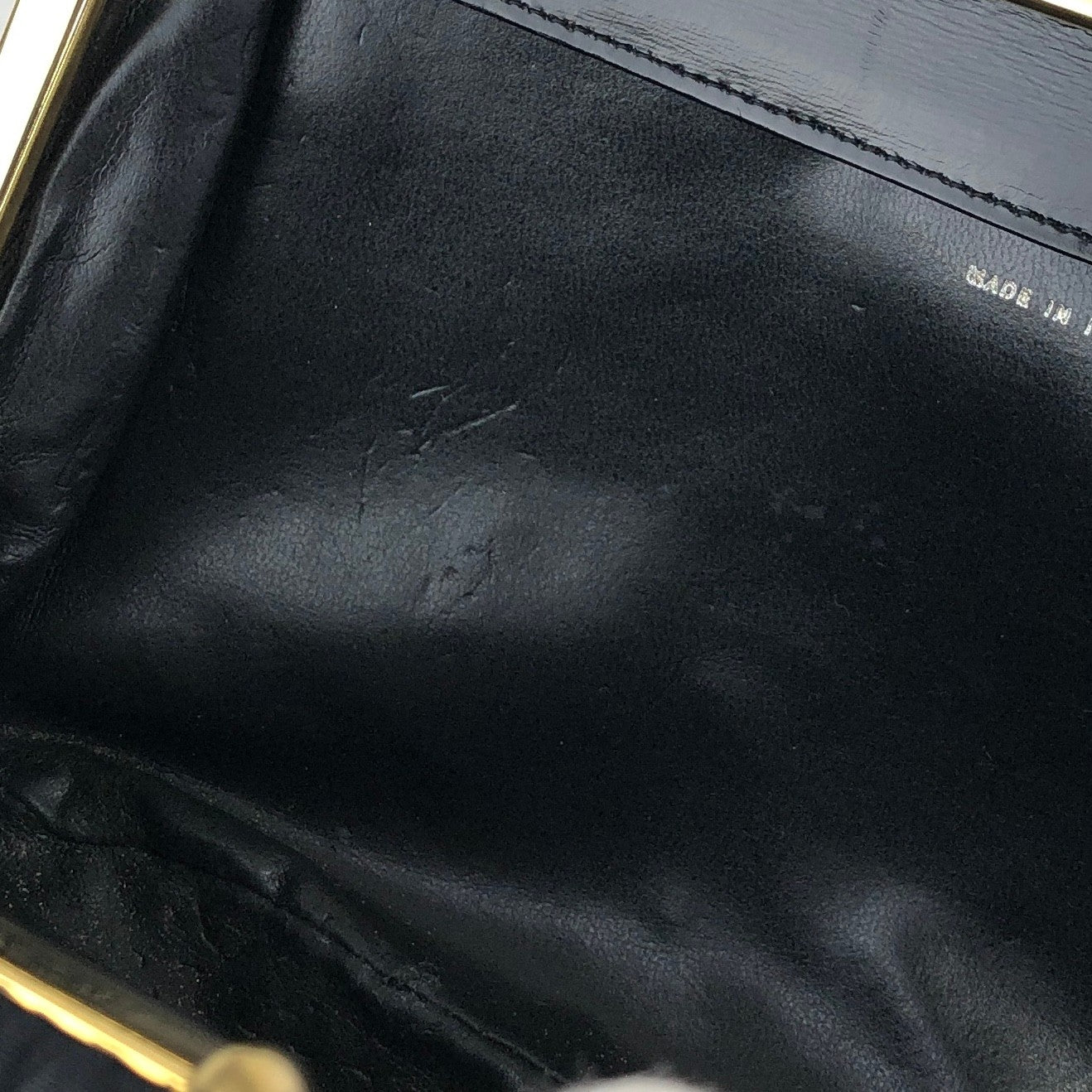 CELINE Blason Chain Shoulder bag Black Vintage yx4igc