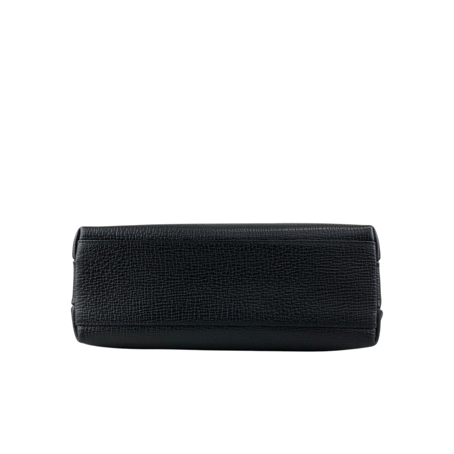 LOEWE Logo Embossed Shoulder bag Black Vintage htcz22