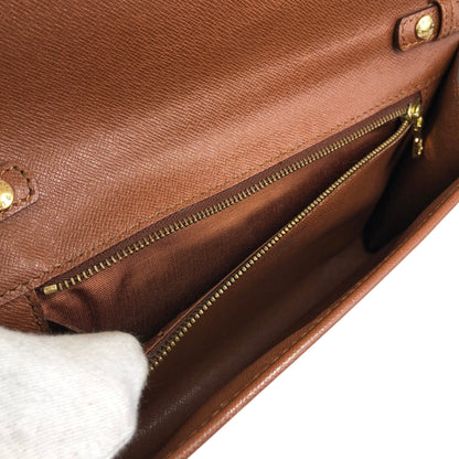 LOUIS VUITTON Monogram Shoulder bag Brown Vintage yz6dcp