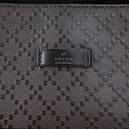 GUCCI Logo Totebag Brown Vintage sjc4yu