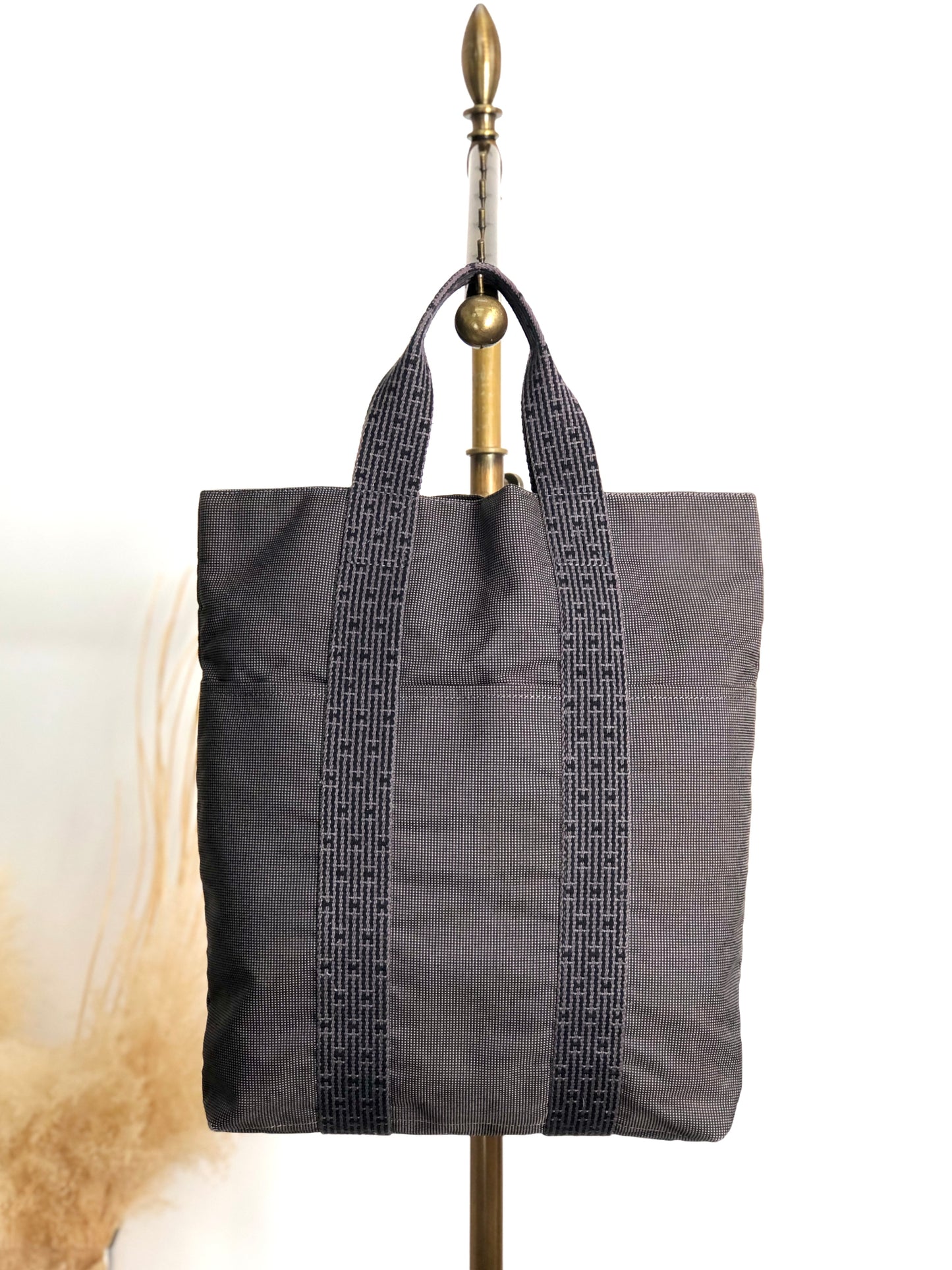 HERMES Totebag Gray Vintage ihfss6