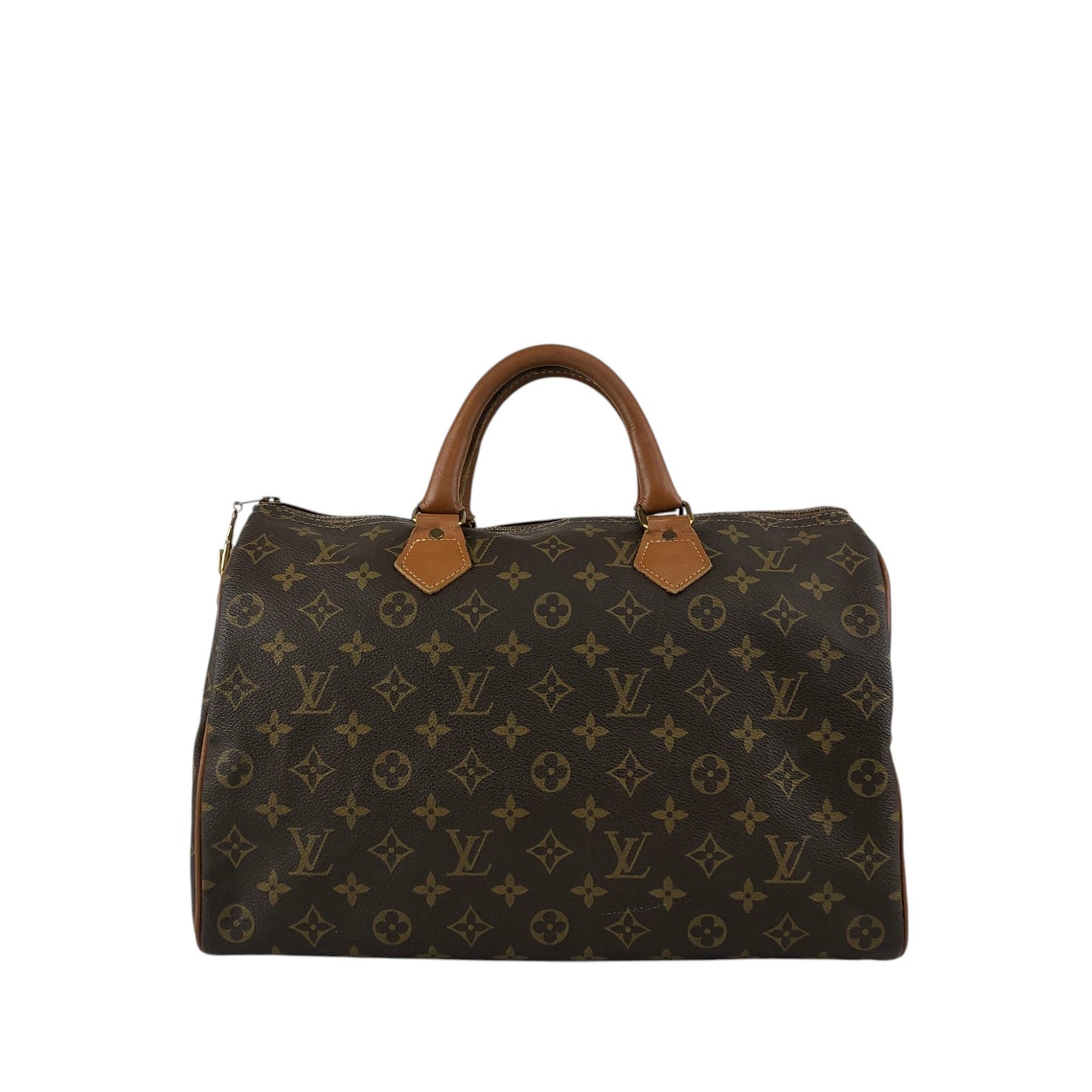 LOUIS VUITTON Monogram Speedy35 Handbag Boston bag Brown Vintage M41526 y3e6fb