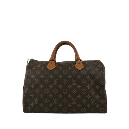 LOUIS VUITTON Monogram Speedy35 Handbag Boston bag Brown Vintage M41526 y3e6fb