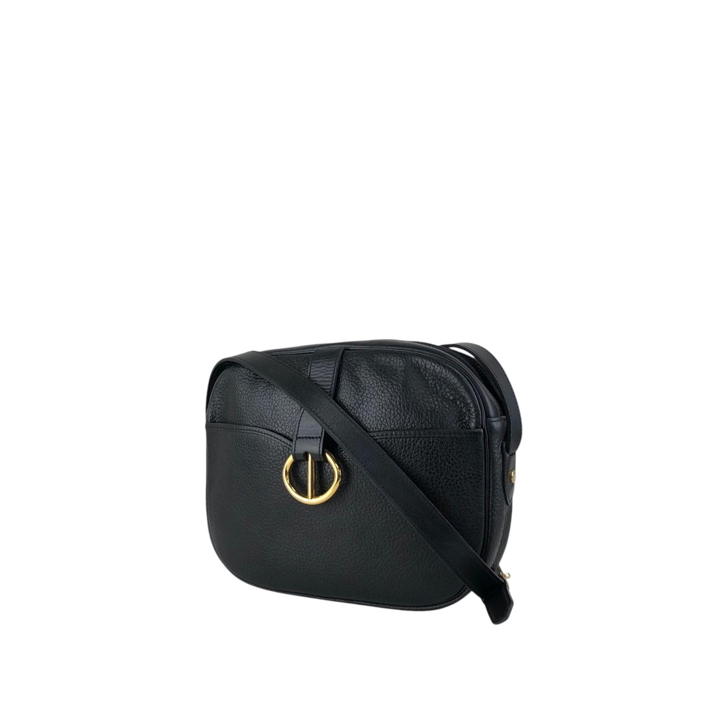 Christian Dior CD Logo Shoulder bag Black Vintage utsbka