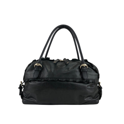 GUCCI Handbag Black Vintage ns25kt