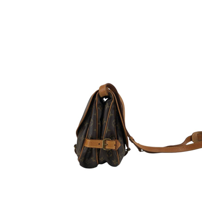 LOUIS VUITTON Monogram Shoulder bag Brown Vintage 27my8c