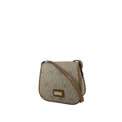 Christian Dior Honeycomb Pattern Logo Small Shoulder bag Beige Vintage wemn3x