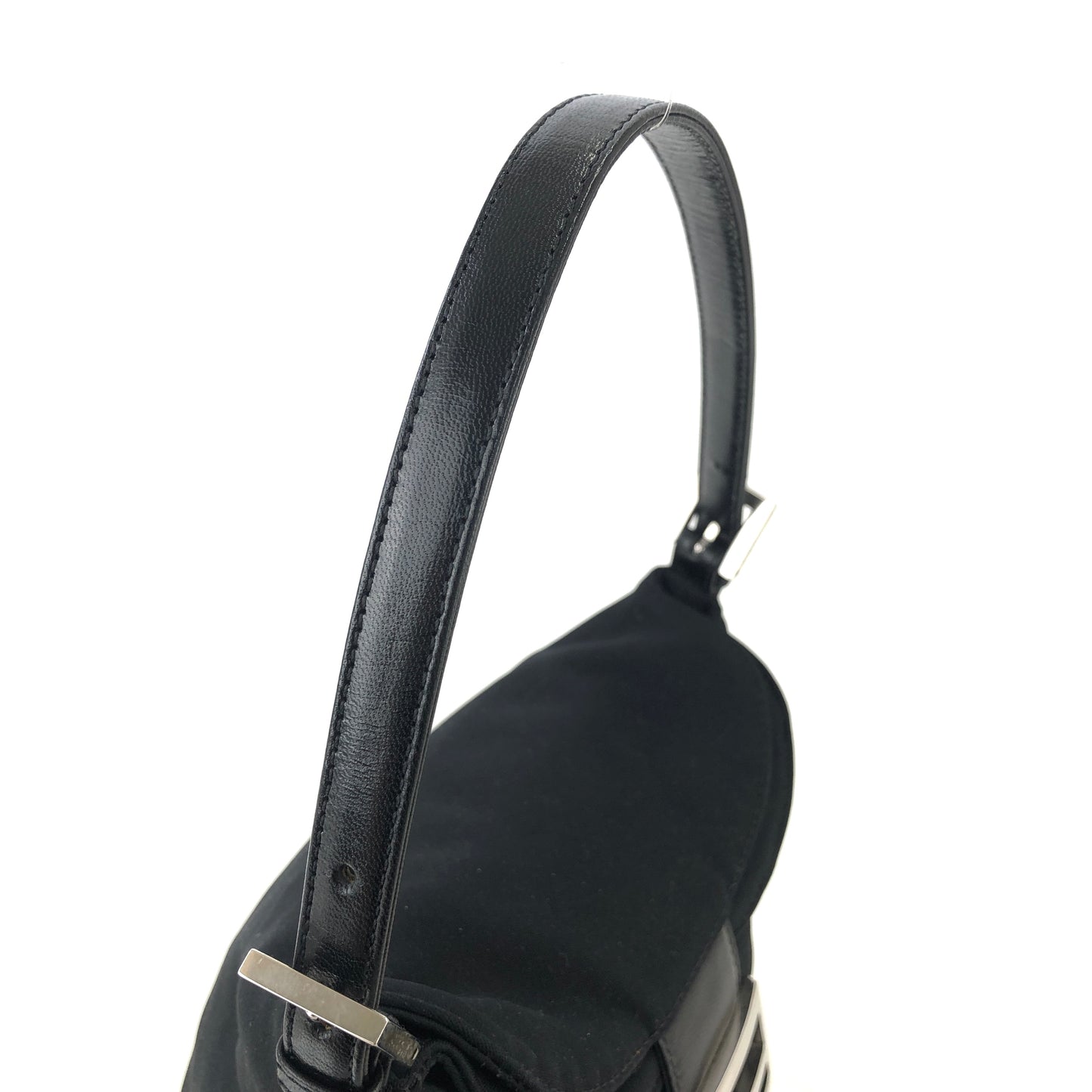 FENDI Mini Mamma Baguette Handbag Black Vintage vd2wz4