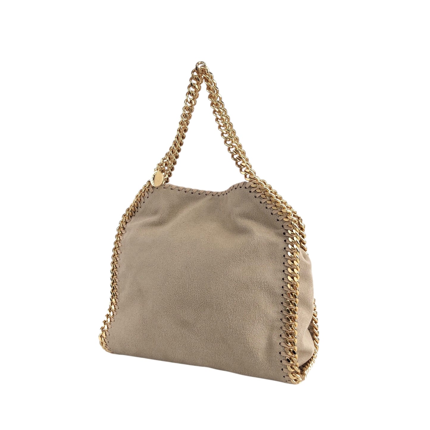 Stella McCartney Two-way Chain Handbag Shoulder bag Beige Vintage a347ka