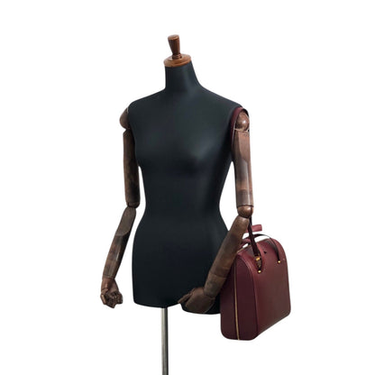 Cartier Two-way Handbag Shoulder bag Bordeaux Vintage d6tb8y