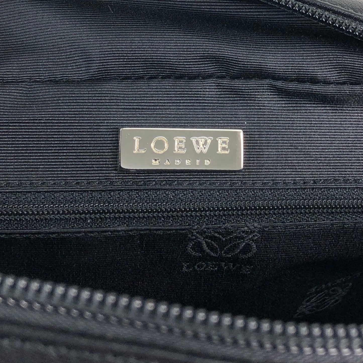 LOEWE Anagram Shoulder bag Black Vintage irfme7