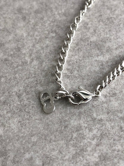 Christian Dior Logo Bracelet Silver Vintage 7imfwt